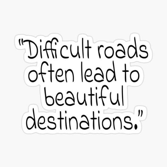 Difficult roads
